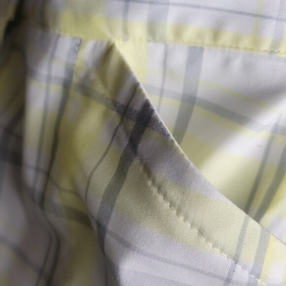 IZOD Perform X Sport Skirt Yellow & White Plaid Size 2 - Picture 6 of 6